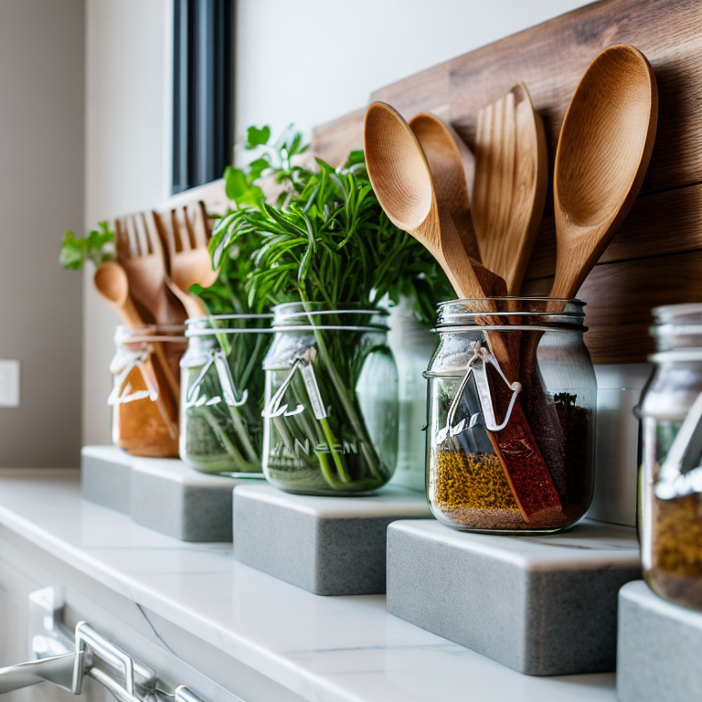 Creative Ways to Organize Your Kitchen with Mason Jars