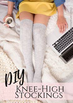 Sock Sewing Pattern To DIY Your Own Knee High Socks